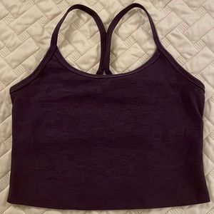 Beyond Yoga Purple Space Dye Crop Top